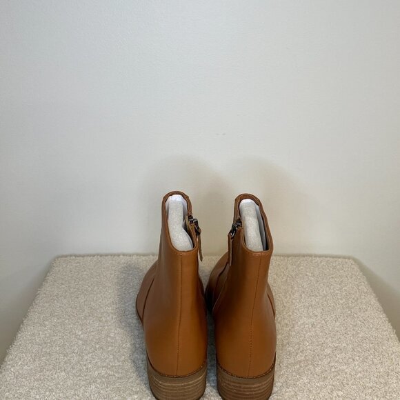 Botkier | Greer Block Heel Booties | Tan - Picture 3 of 7